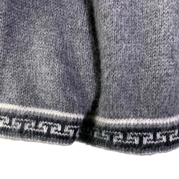 100% Alpaca Made in Peru Women's Hand Made Sweater Jumper Size S Pullover Soft - Picture 4 of 5